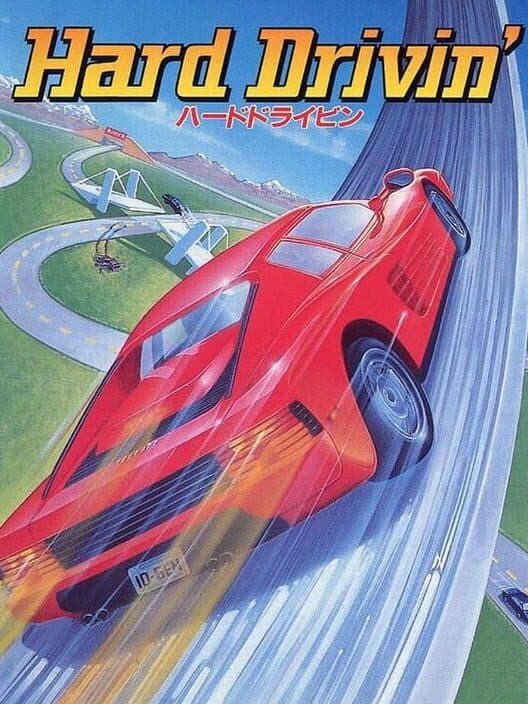 Hard Drivin for Sega Genesis game image