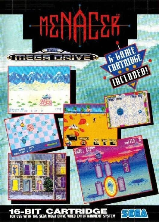 Menacer: 6-Game Cartridge for Sega Genesis game image