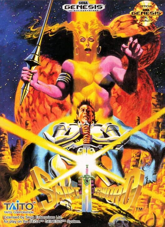 Saint Sword for Sega Genesis game image