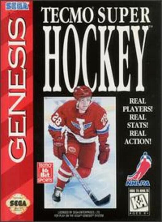 Tecmo Super Hockey for Sega Genesis game image