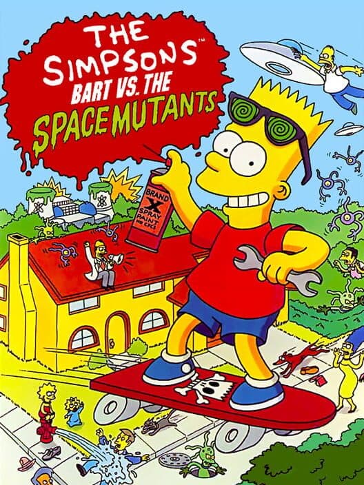 The Simpsons Bart vs the Space Mutants for Sega Genesis game image