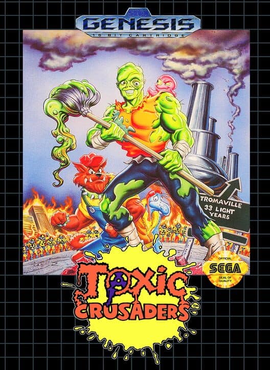 Toxic Crusaders for Sega Genesis game image