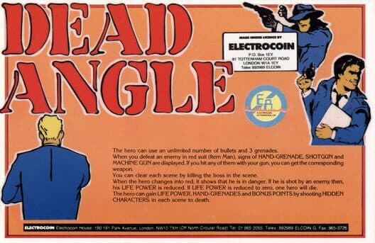 Dead Angle for Sega Master System game image