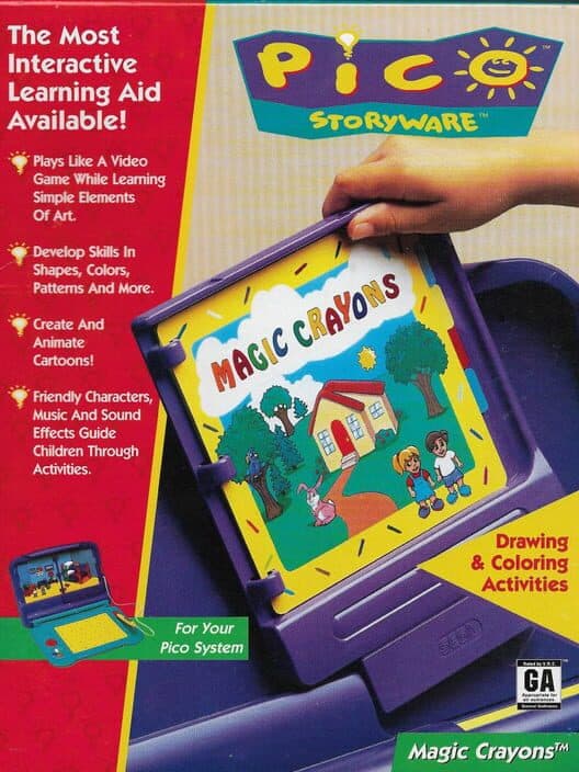 Magic Crayons for Sega Pico game image