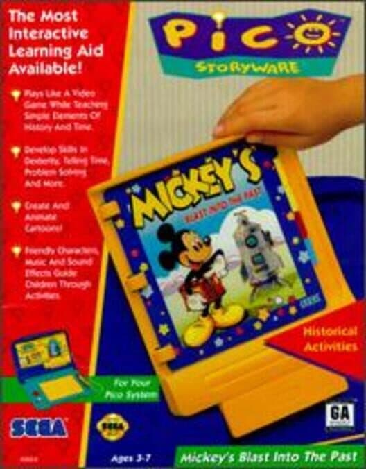 Mickey's Blast into the Past for Sega Pico game image