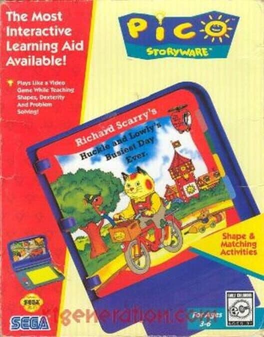 Richard Scarry's Huckle and Lowly's Busiest Day Ever for Sega Pico game image