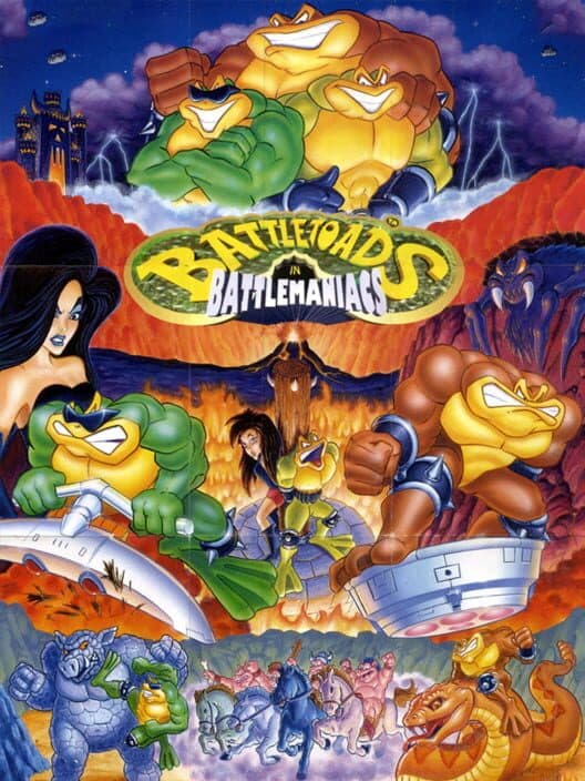 Battletoads In Battlemaniacs for SNES game image