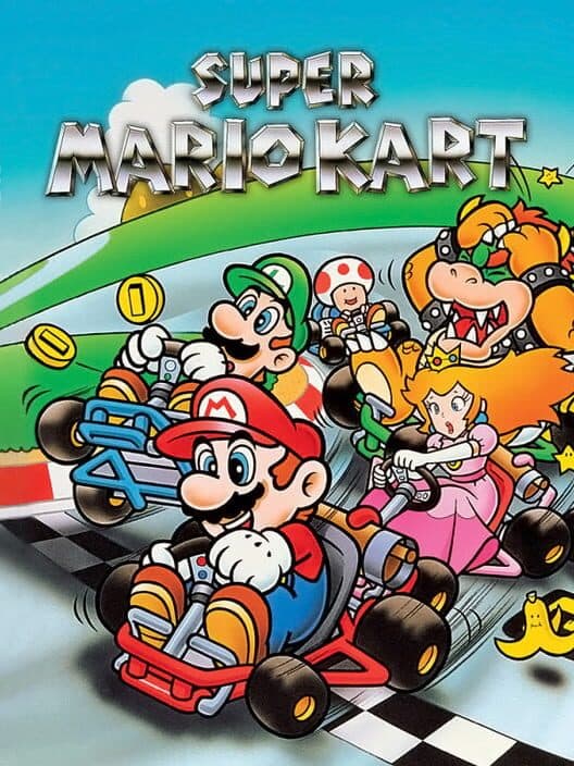 Super Mario Kart for SNES game image