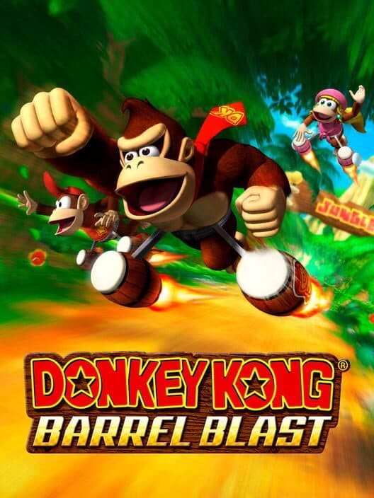 Donkey Kong Barrel Blast for Wii game image