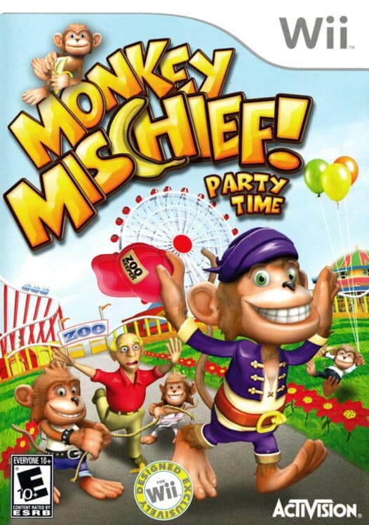 Monkey Mischief Party Time for Wii game image