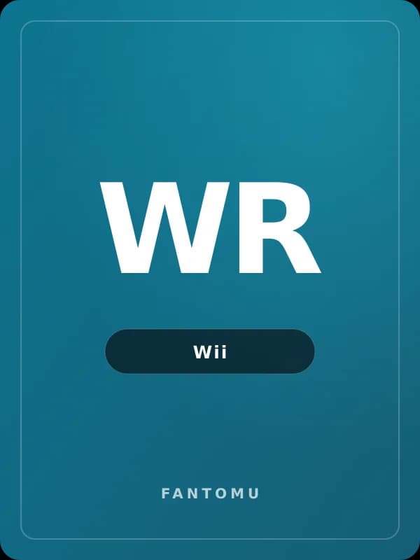White Wii Remote for Wii game image