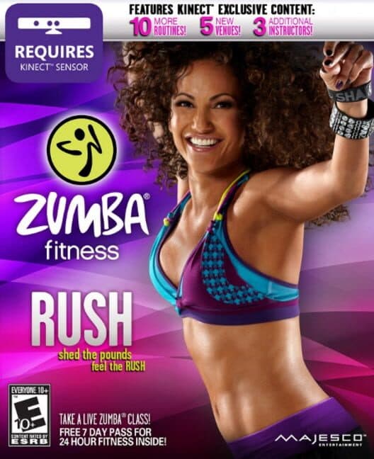 Zumba Fitness Rush for Xbox 360 game image