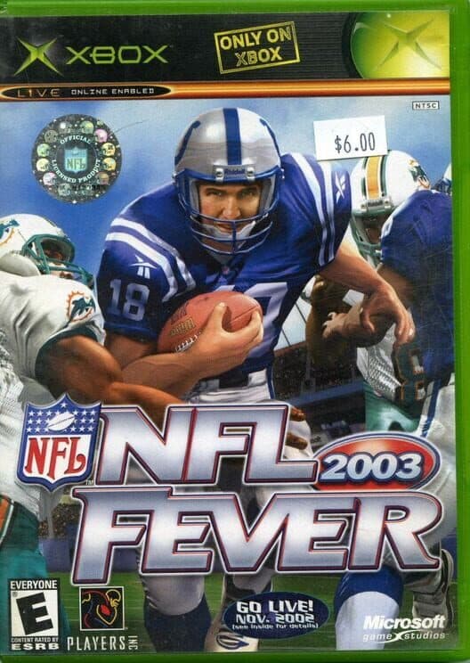 NFL Fever 2003 for Xbox game image