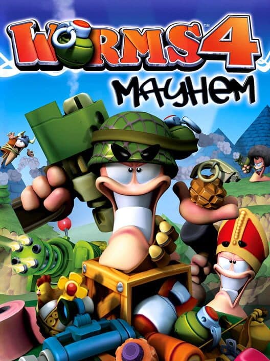 Worms 4 Mayhem for Xbox game image